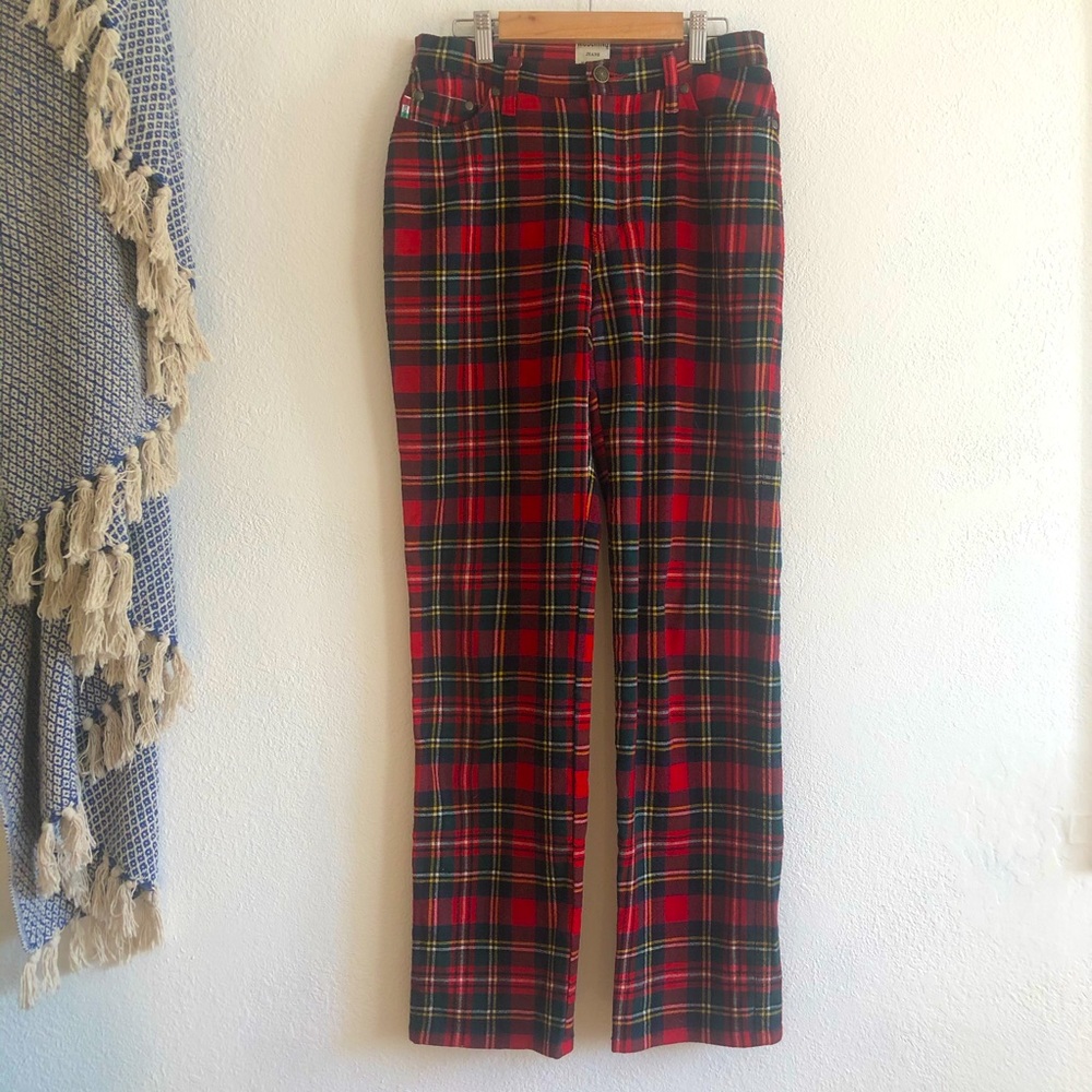 Vintage Moschino Plaid Pants